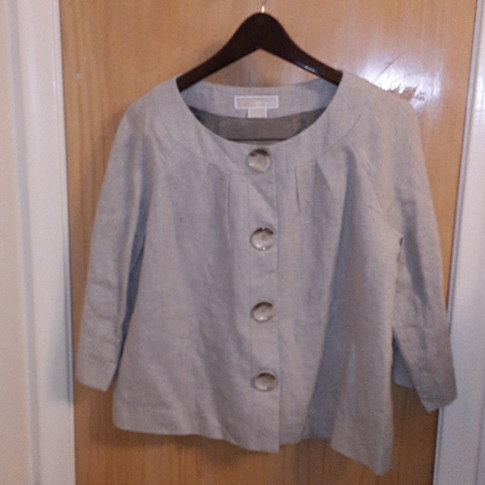 Michael Michael Kors shirt style tan blazer size M